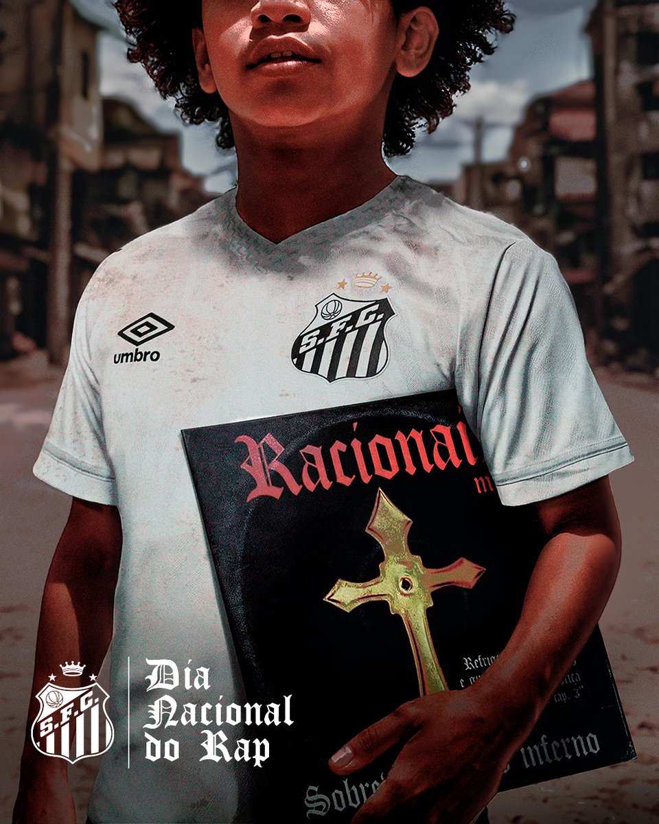 Santos FC (@santosfc) on Twitter photo Um estilo musical transformador que virou referência para tantos que buscaram sobreviver em um país onde o privilégio é algo raro e a realidade, muitas vezes, é cruel.
O disco, na imagem, é o histórico "Sobrevivendo no Inferno", dos <a href="/RACIONAISCN/">RACIONAIS MC'S</a>, mas a homenagem do Santos Um estilo musical transformador que virou referência para tantos que buscaram sobreviver em um país onde o privilégio é algo raro e a realidade, muitas vezes, é cruel.
O disco, na imagem, é o histórico "Sobrevivendo no Inferno", dos <a href="/RACIONAISCN/">RACIONAIS MC'S</a>, mas a homenagem do Santos