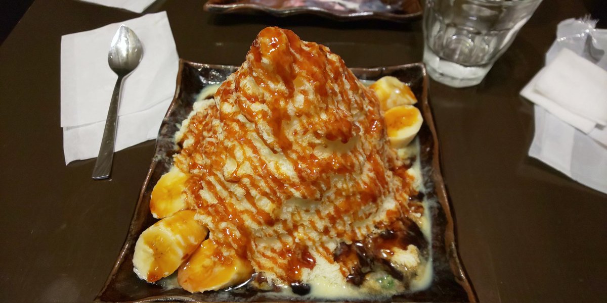 プリンとかき氷がひとつになった。