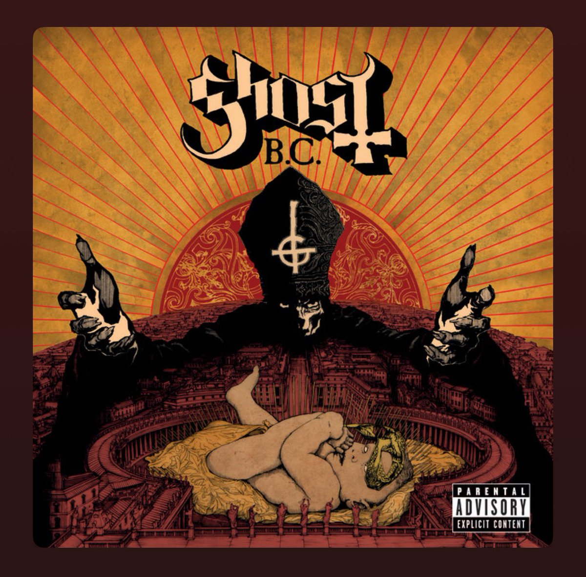 satan1cpan1cc's tweet image. does anyone else thing maybe secondo raised perpetua??? look ag the fuckass baby and its mask.. hold up..