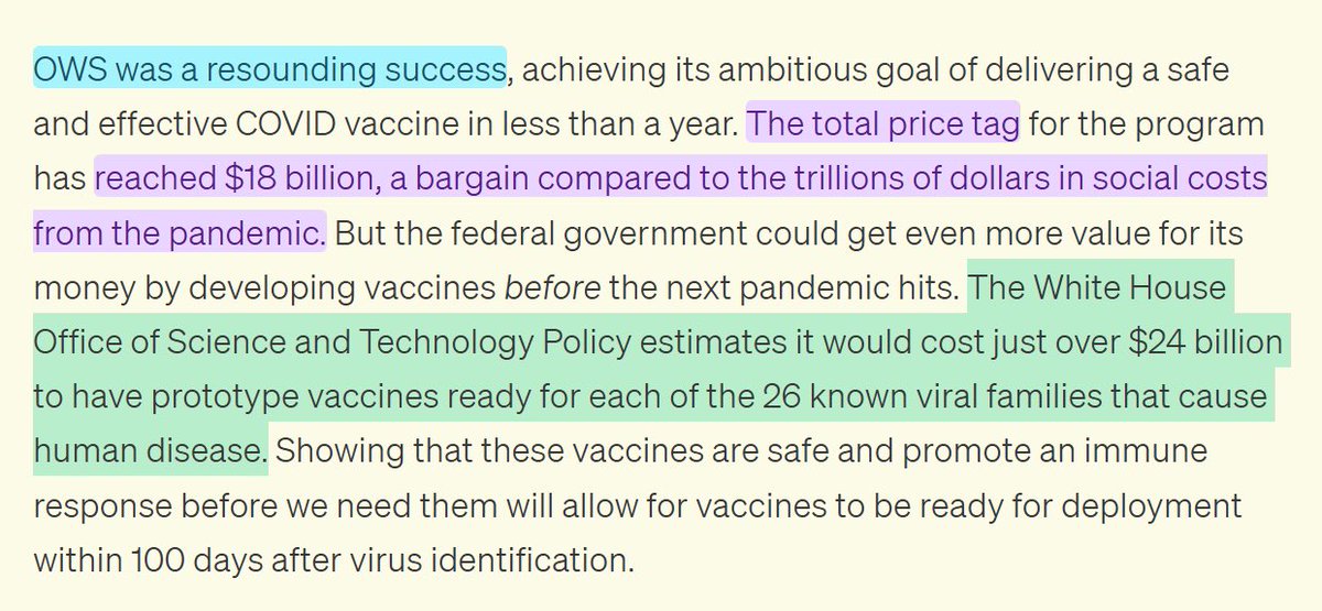 Operation Warp Speed was the best government investment of our lives and was thanks to Trump.

And still, STILL, the right hates mRNA. You wonder why I have so much contempt for you. If you were just Trump cultists you’d be better than what you are, destructive and stupid.