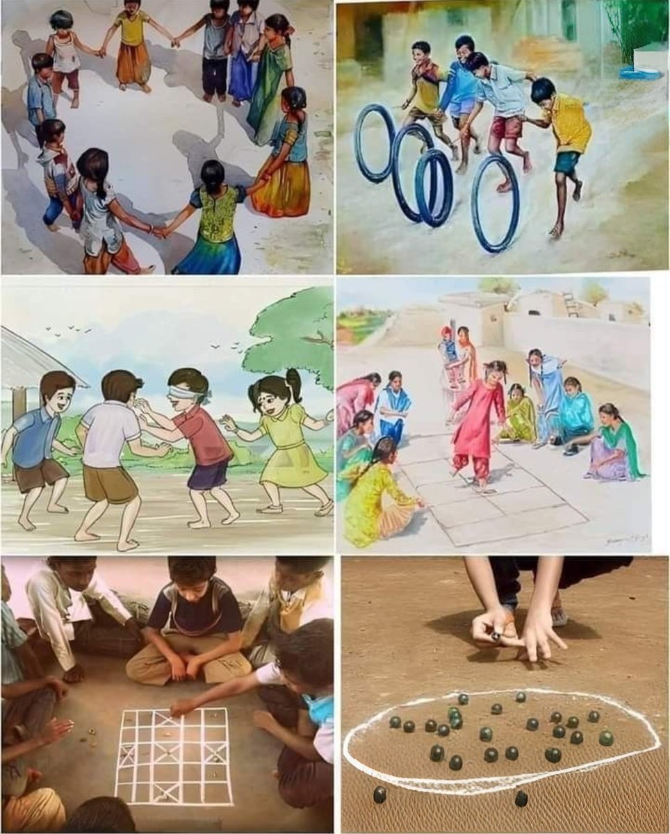 As time has passed, kids have forgotten these games.