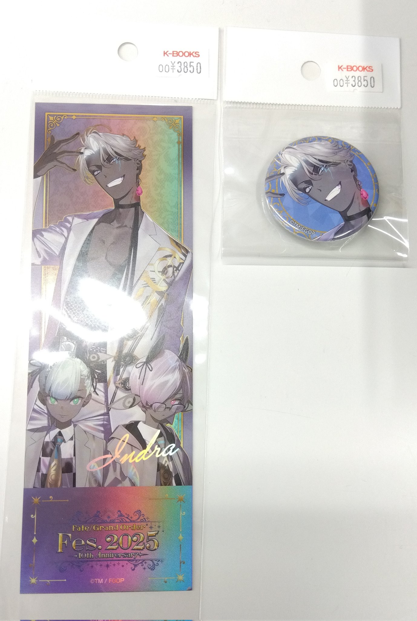FGOフェス 缶バッジ チケット風カード インドラ K-BOOKS GAME館 on X: 
