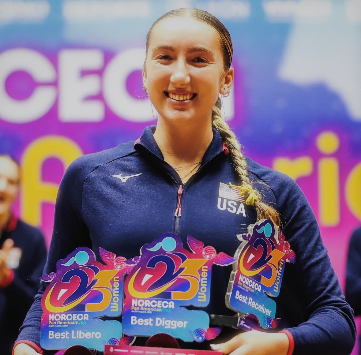 Gilmour Athletics (@galancerad) on Twitter photo Klika, the Libero for team USA, also brought home some hardware in addition to a gold medal - she earned the NORCECA Pan-Am Cup’s “Best Libero”, “Best Digger”, and “Best Receiver” accolades.
#LancerNation is so proud of you, Emmy!
<a href="/GALancerVB/">GA Volleyball</a>
<a href="/CoachSeanOToole/">Sean O'Toole</a>
<a href="/GALancerS_C/">Gilmour Strength & Conditioning</a> Klika, the Libero for team USA, also brought home some hardware in addition to a gold medal - she earned the NORCECA Pan-Am Cup’s “Best Libero”, “Best Digger”, and “Best Receiver” accolades.
#LancerNation is so proud of you, Emmy!
<a href="/GALancerVB/">GA Volleyball</a>
<a href="/CoachSeanOToole/">Sean O'Toole</a>
<a href="/GALancerS_C/">Gilmour Strength & Conditioning</a>