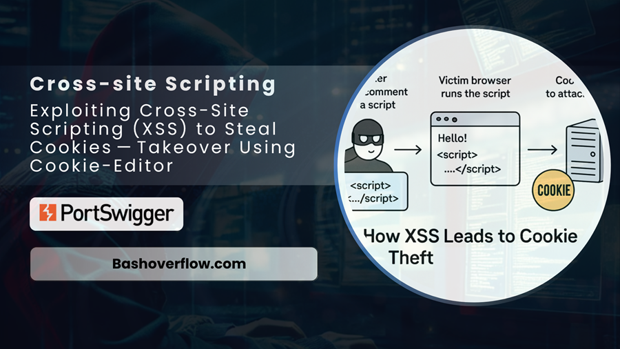 _havij's tweet image. Exploiting Cross-Site Scripting (XSS) to Steal Cookies
Takeover Using Cookie-Editor
Link: bashoverflow.com/exploiting-cro…
#storedxss #xss #crosssitescripting #xssaccounttakeover #bugbounty