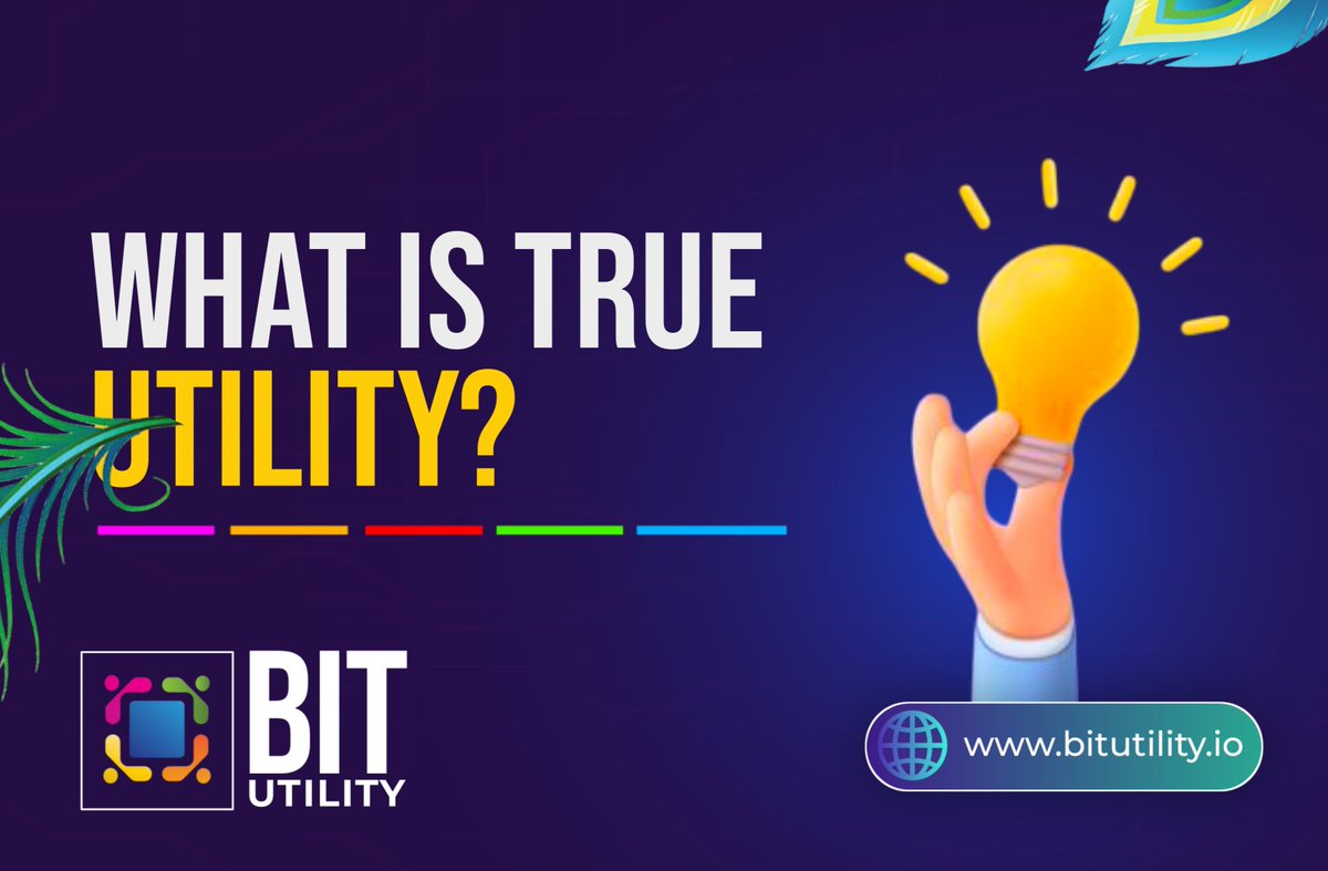 What do you think true crypto utility is?

A) Speculation 
B) Art collecting 
C) Paying real-life bills with crypto

👉 Learn more tomorrow.

Lockin via Telegram: t.me/BitUtilityComm…