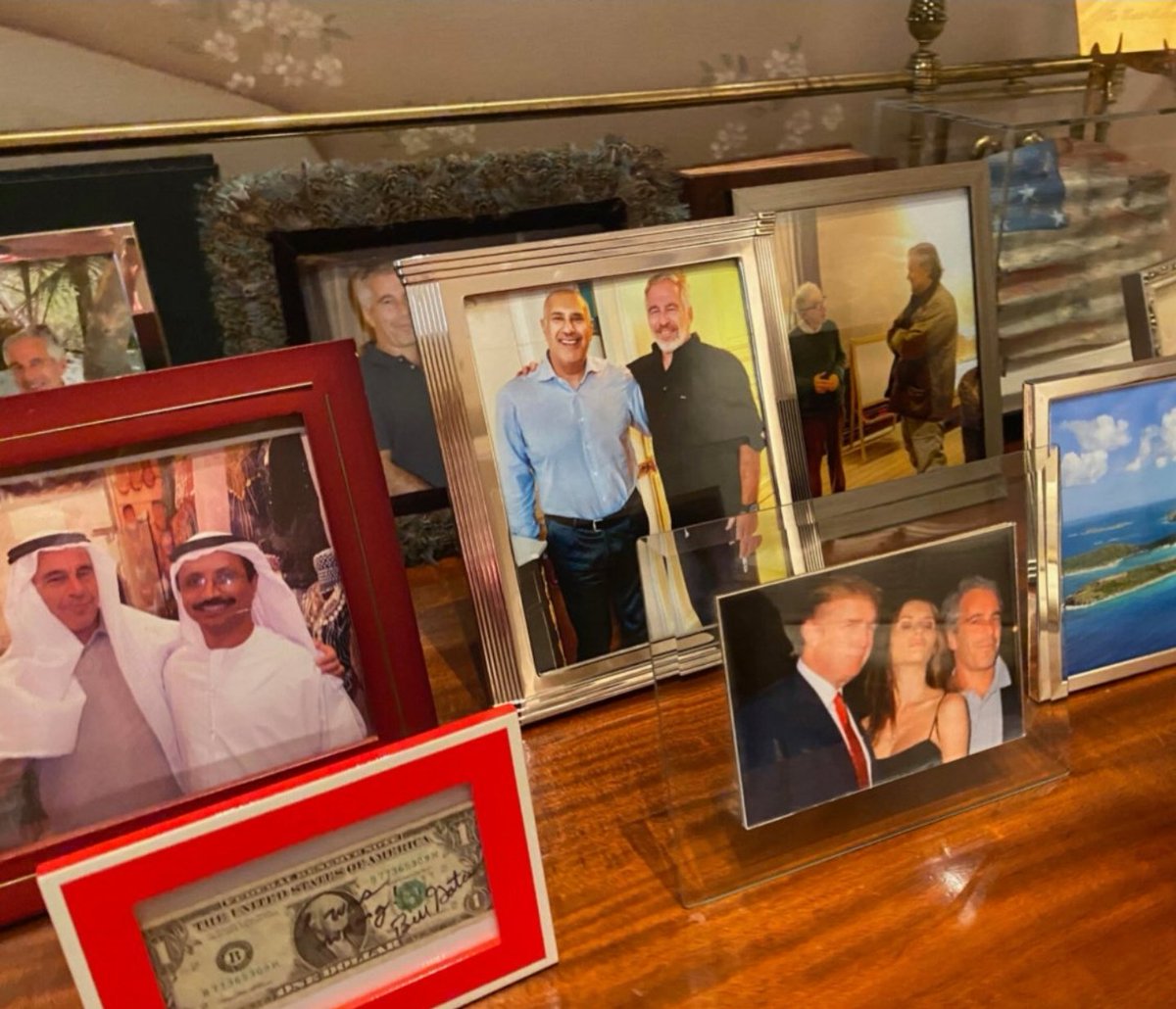The REAL reason trump was on the White House roof like an idiot today was to distract from the Epstein case, specifically how the NY Times dropped these photos from Epstein's house.

He had video cameras in there, too. Video cameras that captured EVERYTHING.