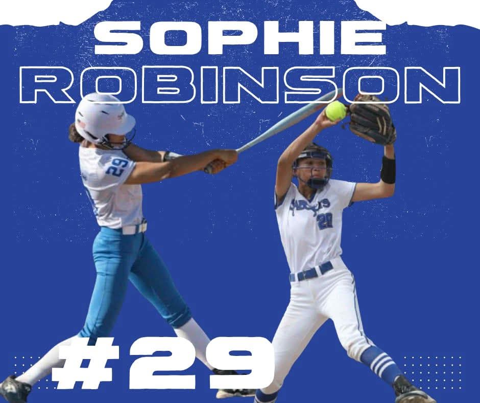 🥎 New Player Alert! 🥎

Sophie Robinson will be a Freshmen at Ravenna High school. 

Adding depth to our pitching rotation and athleticism all around will be big for us as a team. Sophie brings an electric bat and speed!

Let's Go Sophie! 🥎💪