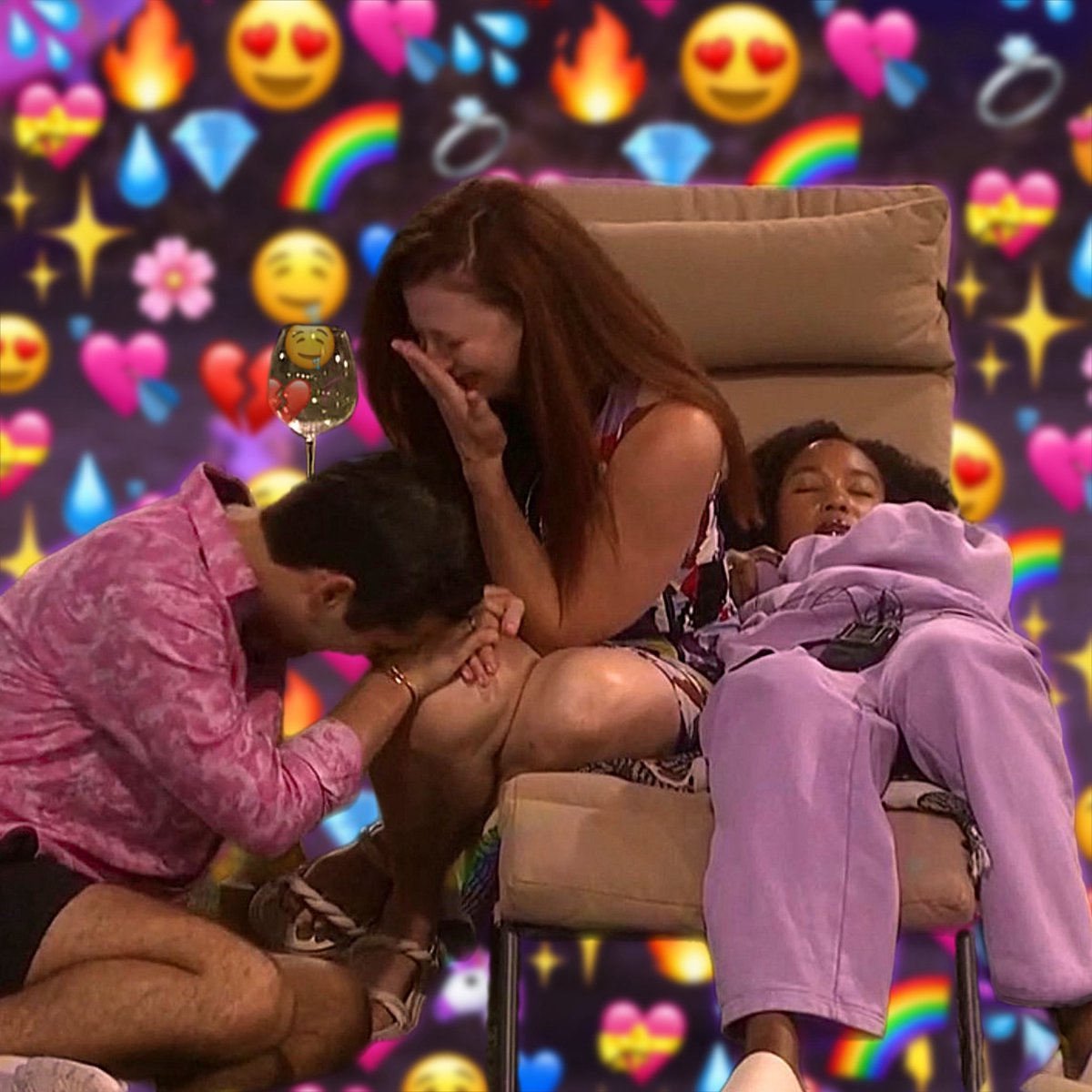 TopherToups's tweet photo. The squad. #BB27 https://t.co/hjeF82pVSW