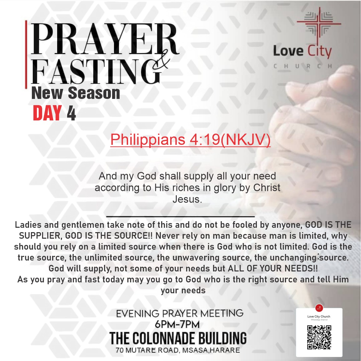Today we are on Day number 6 on our Prayer and fasting as Love City Church 
Today as you pray go into praise mode, go into celebration mode, go into dancing mode!! YOU SHALL DANCE WITH JOY TODAY.  HE HAS TURNRD IT, HE HAS TURNED IT, HE HAS TURNED IT!!!