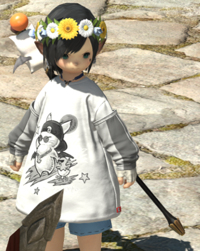 happy patch day! my boy looks so comfy with the new shirt ;;