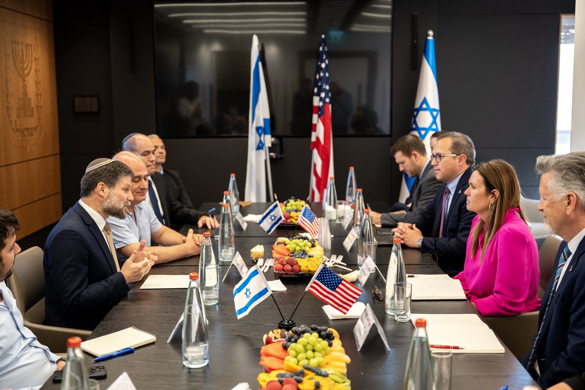 It was great to meet with Israeli Finance Minister Bezalel Smotrich and discuss ways we can increase trade, investment and grow our agriculture, defense and aerospace industries in Arkansas.
