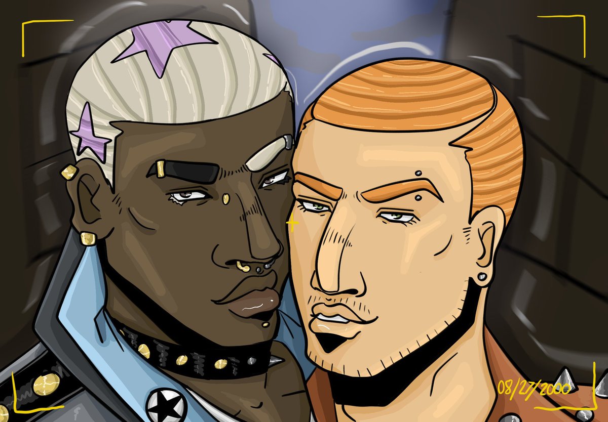 Tim_T0mz's tweet image. Flicking up with his homeboy (Est. 2000) #Jojotwt #jojooc #Formaggio