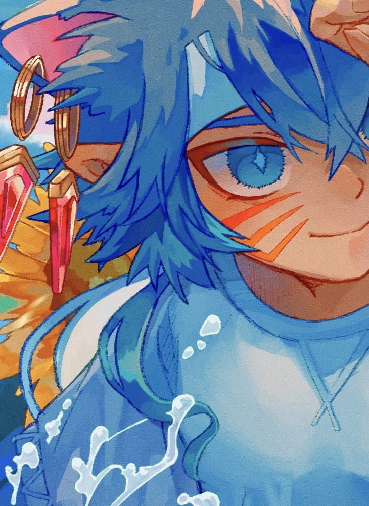 宣伝だけでも😭
チェンクロファンアートカレンダーの8月を担当させて頂きまして、ハルルガを描いてます！！クソ暑い日が続きますが、少しでも❄️涼❄️を感じてもらえましたら嬉しいです！！！！
