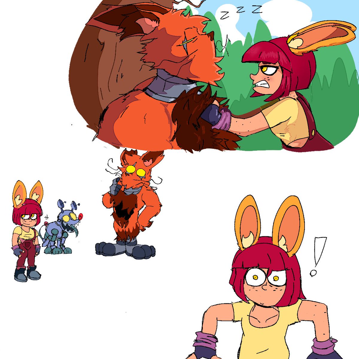 jackospringtrap's tweet image. Garabatos de la jazmín