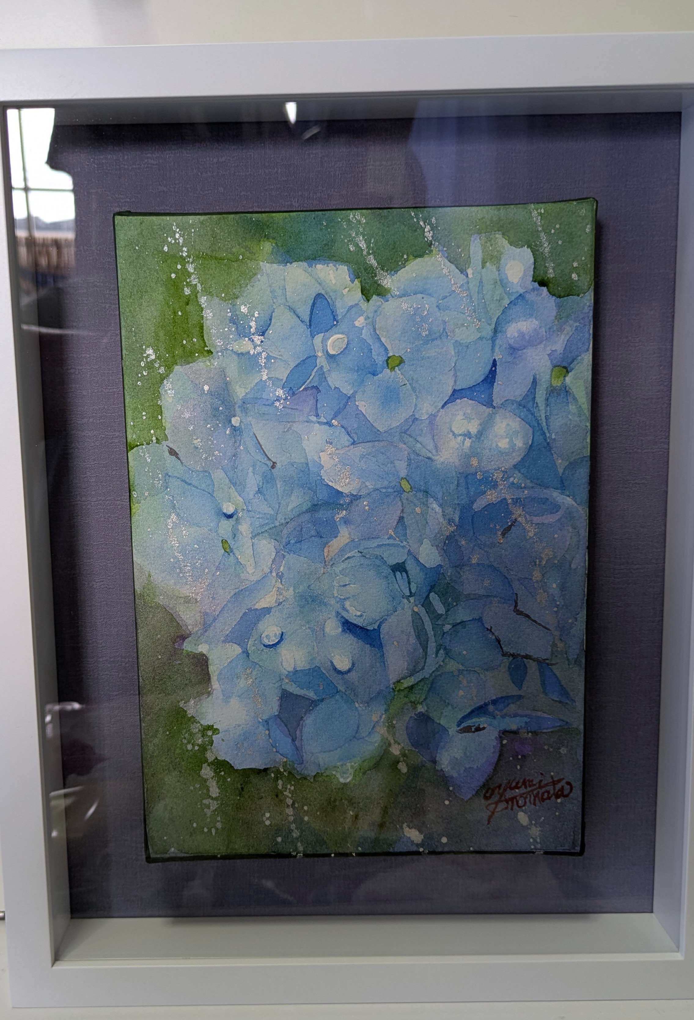 水彩画 (小網代湾)額装済み 水彩画 (小網代湾)額装済み 絵画