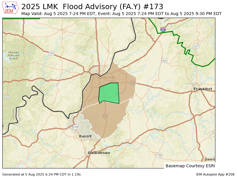 LMK issues Flood Advisory for Bullitt, Jefferson [KY] till Aug 5, 9:30 PM EDT mesonet.agron.iastate.edu/vtec/f/2025-O-…