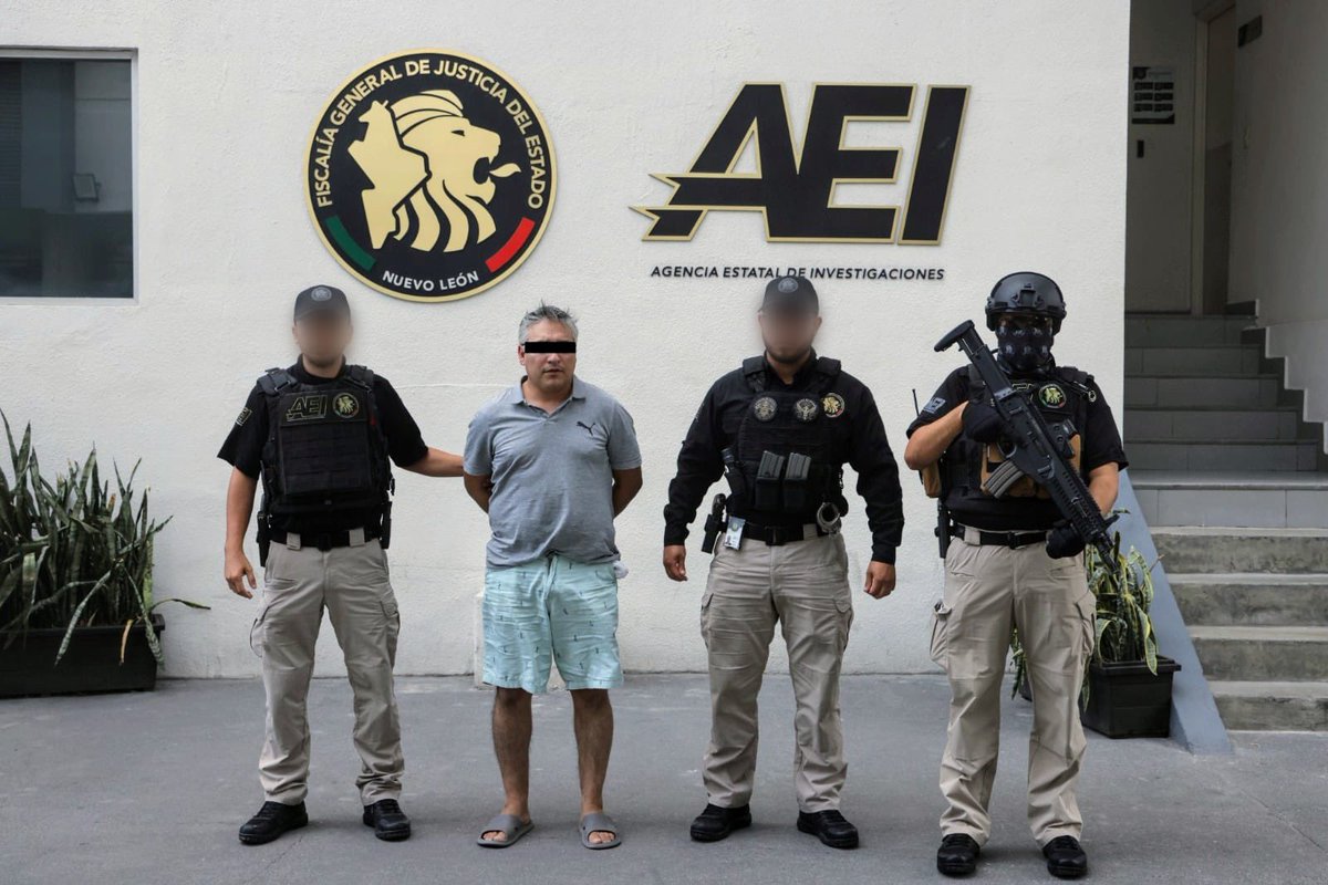 🔺 Fiscalía General de Justicia de Nuevo León informa:
🔒 Jorge “N”, de 41 años, fue vinculado a proceso por los delitos de:
▪️ Atentados al pudor
▪️ Equiparable a violación
▪️ Corrupción de menores

📍El imputado fue detenido en Saltillo, Coahuila, mediante una orden de