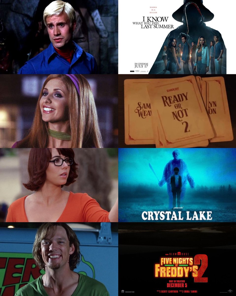 Todo o elenco de Scooby Doo está engajado em um projeto de terror atual (menos o Scooby 😐).