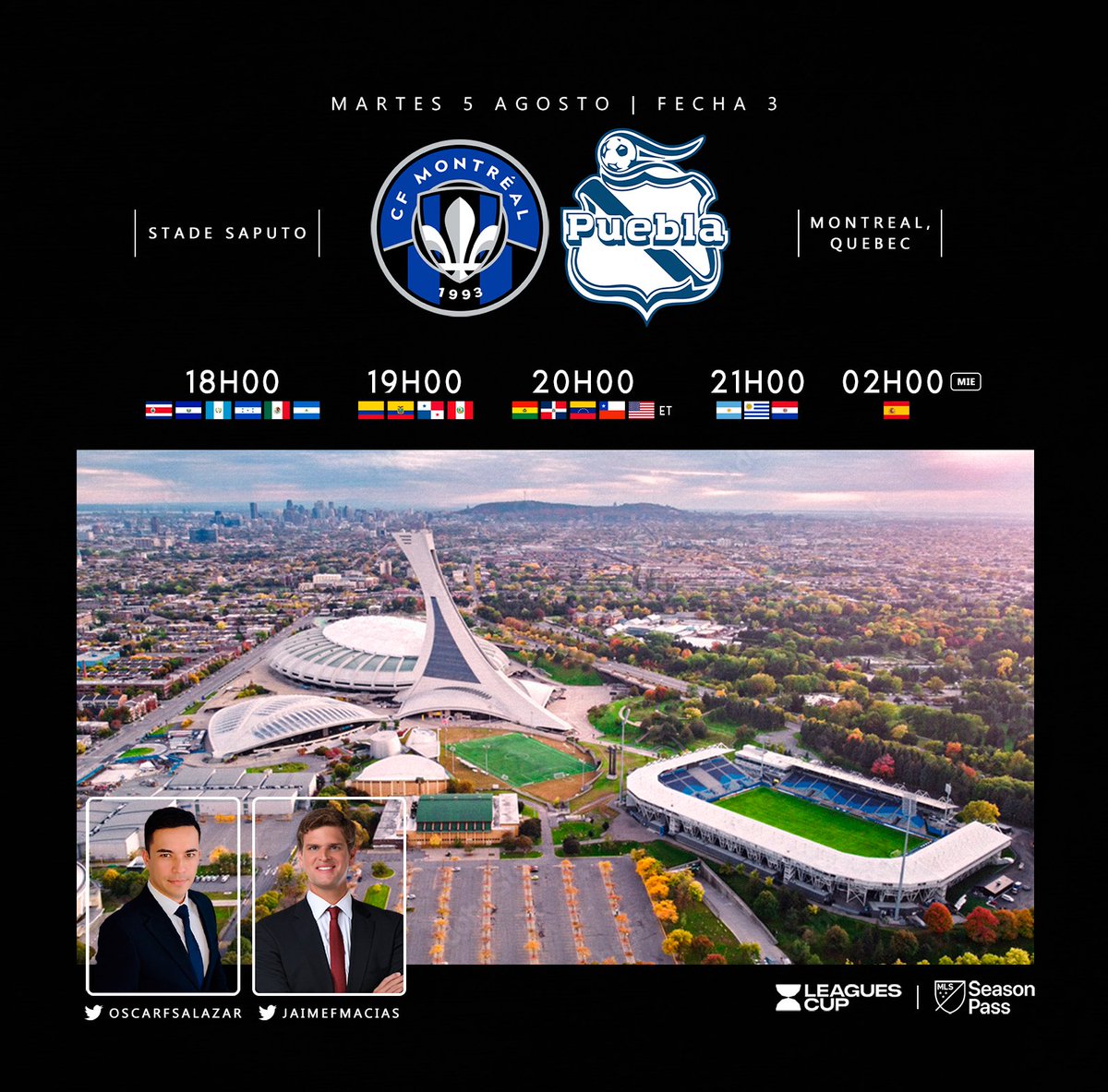 Jaime F. Macias (@jaimefmacias) on Twitter photo Se define la fase de liga en Leagues Cup: a CF Montréal y Puebla solo les sirve ganar. Los esperamos junto a <a href="/OscarFSalazar/">Oscar Salazar</a>.
🔗apple.co/47etWSb
#MLSSeasonPass Se define la fase de liga en Leagues Cup: a CF Montréal y Puebla solo les sirve ganar. Los esperamos junto a <a href="/OscarFSalazar/">Oscar Salazar</a>.
🔗apple.co/47etWSb
#MLSSeasonPass