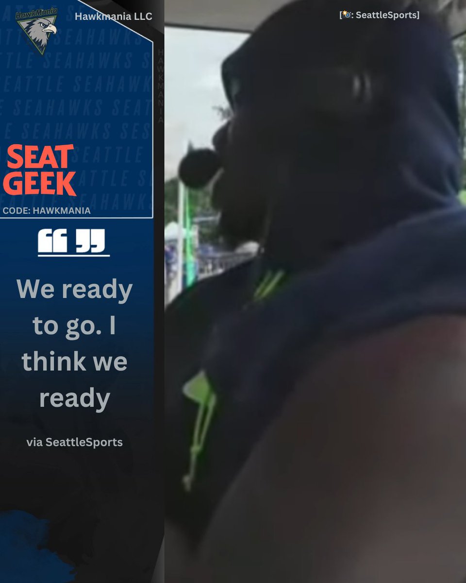 On having #Seahawks DeMarcus Lawrence on the team:

"It's good to have D-Law in here. His mentality is good, and that we have not had in a few years. He brings in the old school type of football, smash mouth and edge play, I think that we have been missing. Even guys like Mafe