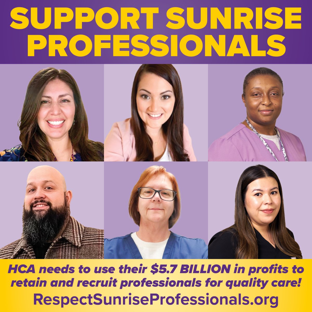 SEIU Nevada (@seiu1107) on Twitter photo Professionals at <a href="/SunriseLasVegas/">Sunrise Hospital</a> are struggling while <a href="/HCAhealthcare/">HCA Healthcare</a> made over $5.7 BILLION in profits last year. Tell execs to agree to a fair union contract: RespectSunriseProfessionals.org #RespectSunriseProfessionals #HCAHealthcare #SunriseHospital #LasVegas Professionals at <a href="/SunriseLasVegas/">Sunrise Hospital</a> are struggling while <a href="/HCAhealthcare/">HCA Healthcare</a> made over $5.7 BILLION in profits last year. Tell execs to agree to a fair union contract: RespectSunriseProfessionals.org #RespectSunriseProfessionals #HCAHealthcare #SunriseHospital #LasVegas