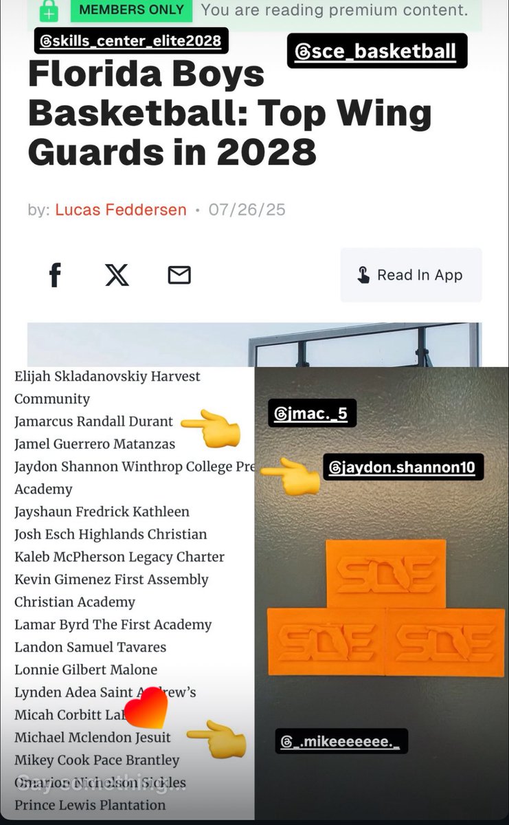 SCE UA 2028 (@sceua2028) on Twitter photo Way to work fellas! <a href="/JaydonShannon/">Jaydon Shannon</a> <a href="/MikeMcLendon28/">Michael Mclendon</a> Jamarcus Randall <a href="/RiseCircuit/">UA Rise Circuit</a> <a href="/SCEBasketballFL/">SCE Basketball</a> <a href="/Jesuit_Tigers/">Jesuit Tigers Basketball</a> <a href="/wcpa_bball/">Winthrop Basketball</a> Way to work fellas! <a href="/JaydonShannon/">Jaydon Shannon</a> <a href="/MikeMcLendon28/">Michael Mclendon</a> Jamarcus Randall <a href="/RiseCircuit/">UA Rise Circuit</a> <a href="/SCEBasketballFL/">SCE Basketball</a> <a href="/Jesuit_Tigers/">Jesuit Tigers Basketball</a> <a href="/wcpa_bball/">Winthrop Basketball</a>