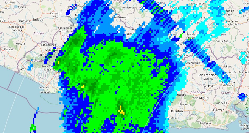 Aviso de lluvia para la próxima hora en área urbana de Sonsonate Centro y alrededores.
Precipitaciones moderadas a lapsos intensos se esperan en la zona, tener precaución con ráfagas de vientos y actividad eléctrica.
Ciudad de Santa Ana igualmente tomar medidas del caso.
#ClimaSV