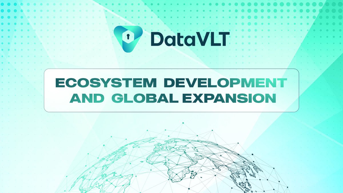 🌱 We’re going global, and we want YOU to be a part of it!

Building smarter ecosystems worldwide with #DataVLT’s decentralized solutions. The world is changing—let’s make it smarter together. 🚀

🌍 Ready to join the journey?

#GlobalTech #SmartEcosystem #DecentralizedFuture