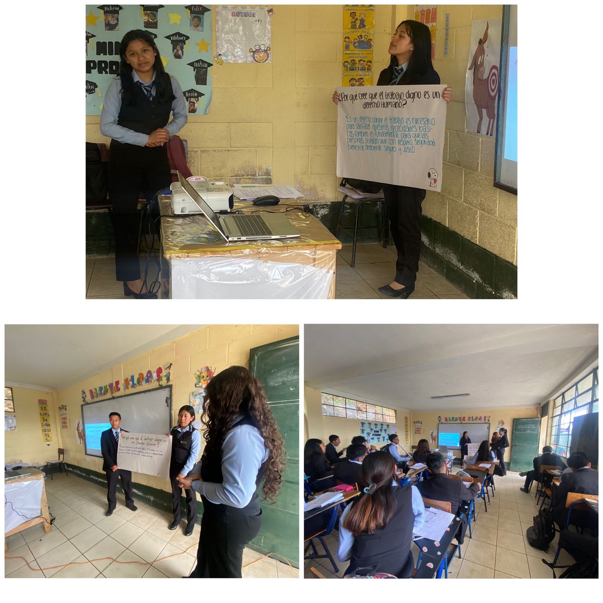 La ODHAG organizó y realizó un taller de empleabilidad, dirigido a 50 jóvenes de quinto bachillerato del Instituto de Educación Diversificada Maestra Rosalina Méndez Medrano, ubicado en El Durazno, Chinautla.