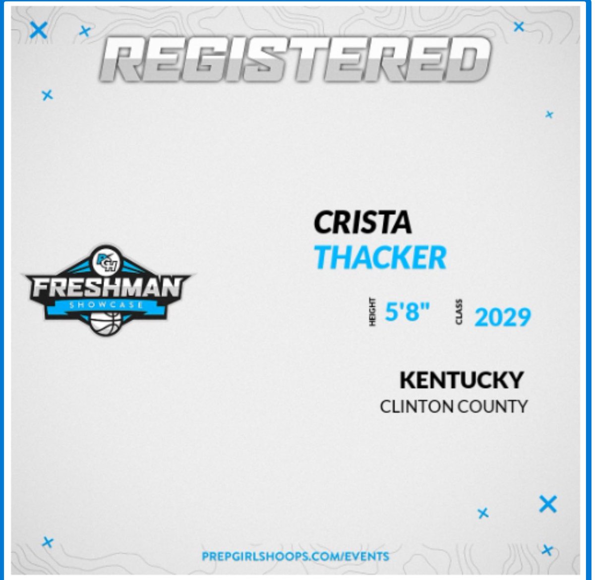 Crista Thacker •CT3• (@crista_thacker) on Twitter photo Excited to get the opportunity to play in the Freshman Showcase thanks to <a href="/PGHKentucky/">Prep Girls Hoops Kentucky</a> <a href="/FBCReign2029/">FBC Reign 2029</a> <a href="/rfvann24/">Rachel Vann</a> <a href="/CoachVann35/">Justin Vann</a> Excited to get the opportunity to play in the Freshman Showcase thanks to <a href="/PGHKentucky/">Prep Girls Hoops Kentucky</a> <a href="/FBCReign2029/">FBC Reign 2029</a> <a href="/rfvann24/">Rachel Vann</a> <a href="/CoachVann35/">Justin Vann</a>