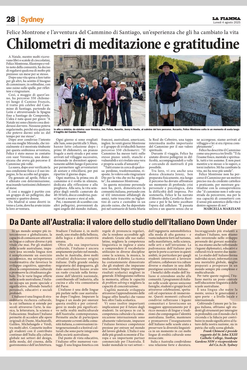 Thank you to the Italian Newspaper, La Fiamma (Australia), for publishing my article this week about the importance of Italian language teaching in Australia.
<a href="/Coasitsydney/">Co.As.It. Sydney</a> <a href="/icciaus/">Italian Chamber of Commerce and Industry in Aus</a>