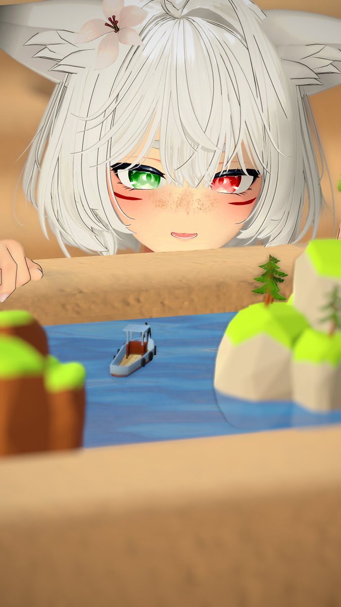 Smol boat !!~~ 🛥️
#Shinano3D 
#VRChat #VRC