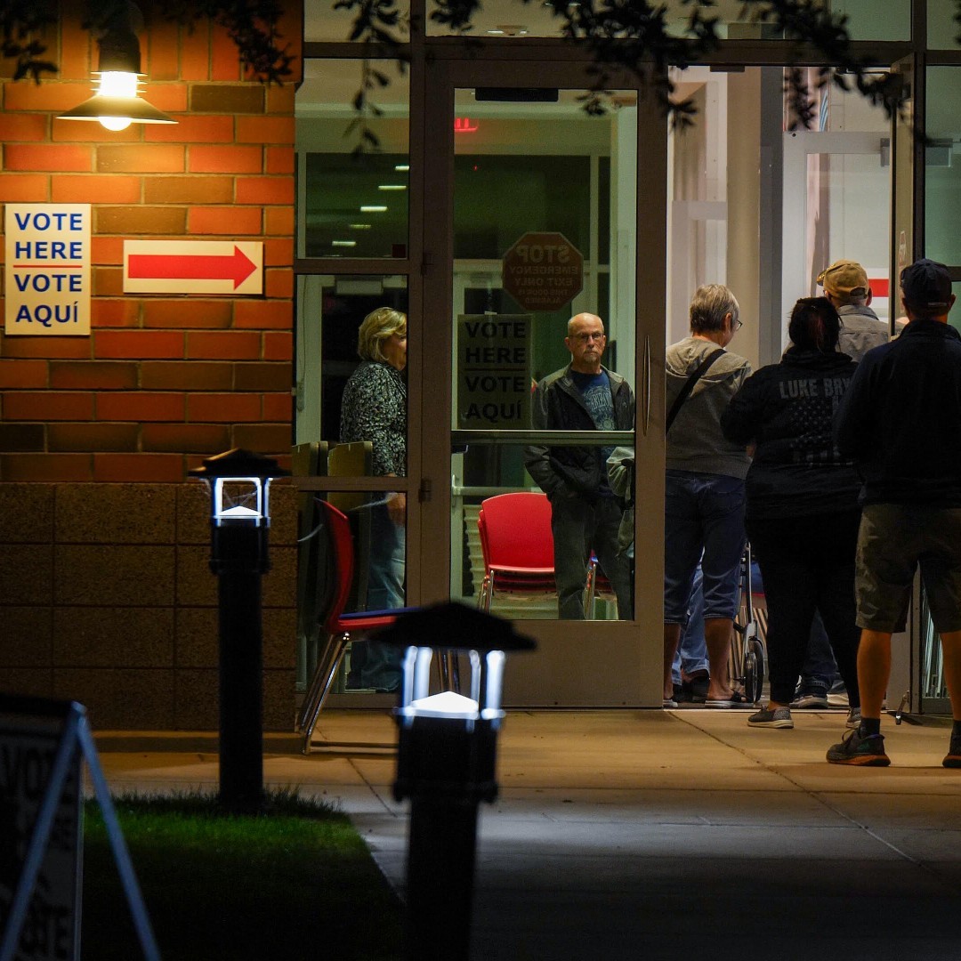 San Tan Valley voters 📣 Reminder - the polls close at 7 p.m. Make sure you're in line by 7 p.m. to vote.

Visit pinal.gov/VOTES to find polling places and secure ballot drop boxes. For questions, please call 520-509-3555. #PinalVOTES
