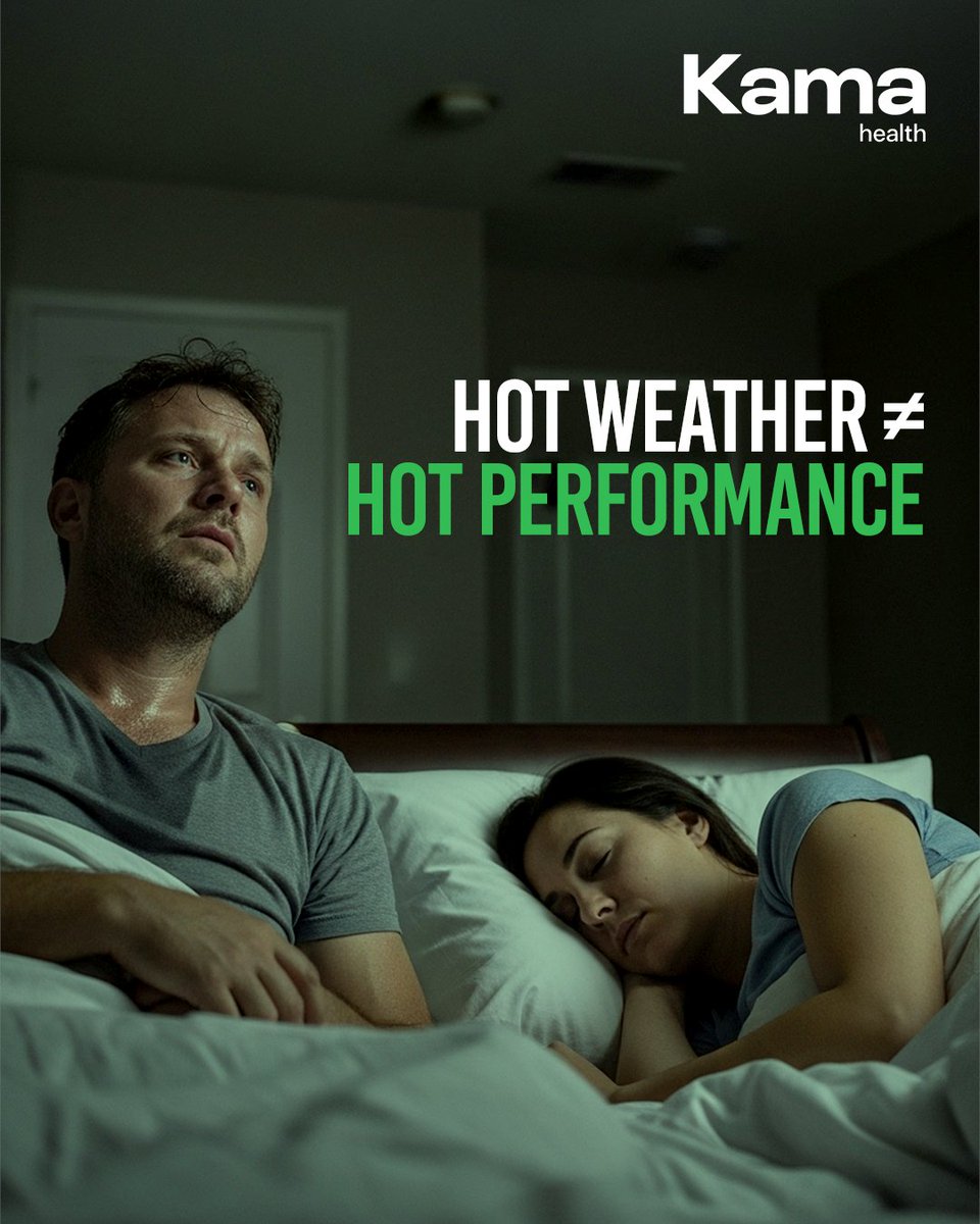 HealthKama's tweet image. When the heat outside messes with things in bed, you’re not alone. ED isn’t just about the weather — it’s about your health.

No stress, no small talk. Just confidence, delivered. 
bit.ly/menshealthKama…

#KamaHealth #MensHealthMatters #ErectileDysfunctionsolution