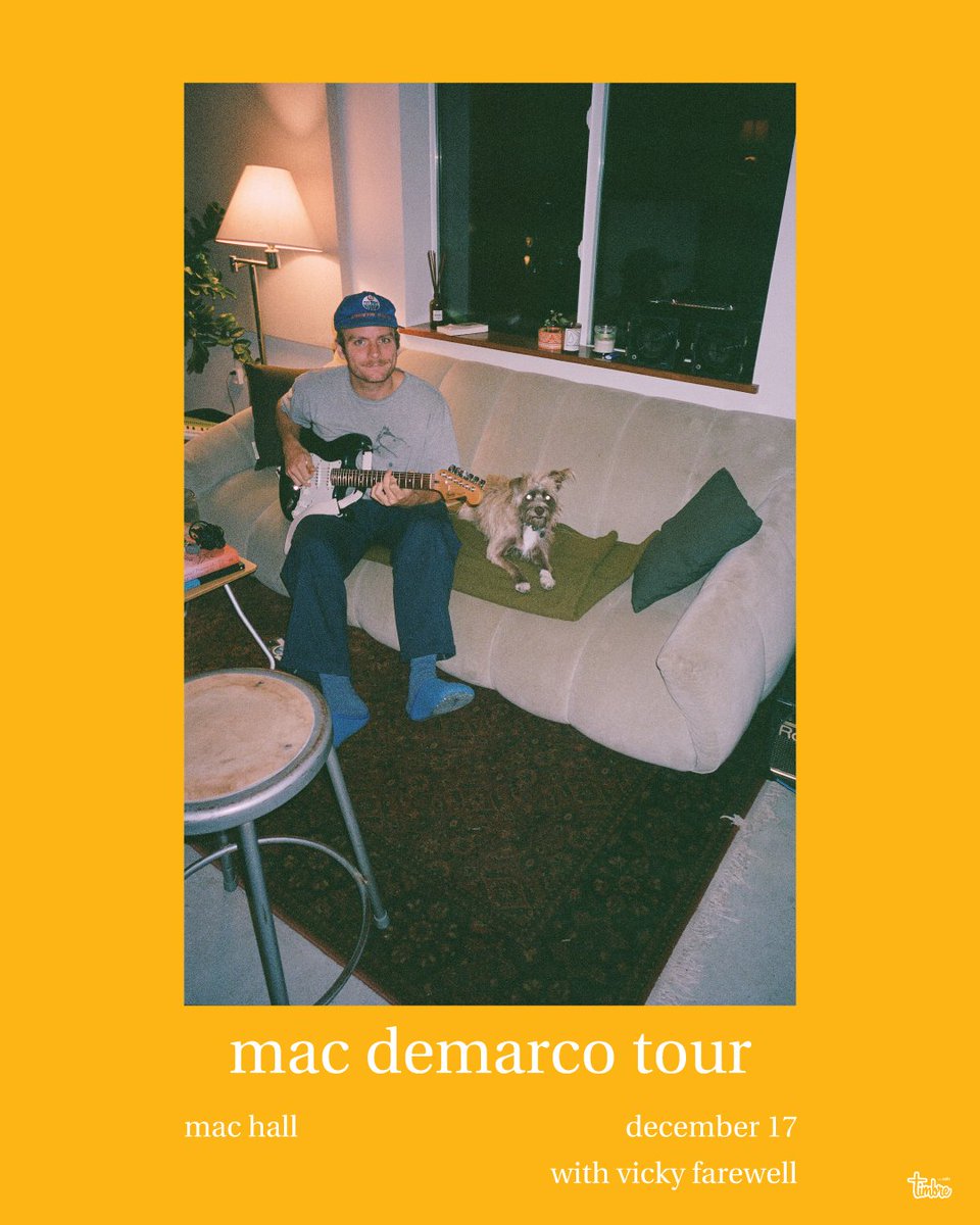🎟️ GIVEAWAY TIME 🎟️

Want to win a pair of tickets to see the SOLD OUT Mac DeMarco show at Mac Hall?

Here’s how to enter:

Tag the friend you’d bring
Fill out the form here: app.hive.co/l/3xntqa

We’ll see you in the crowd 💫 good luck!