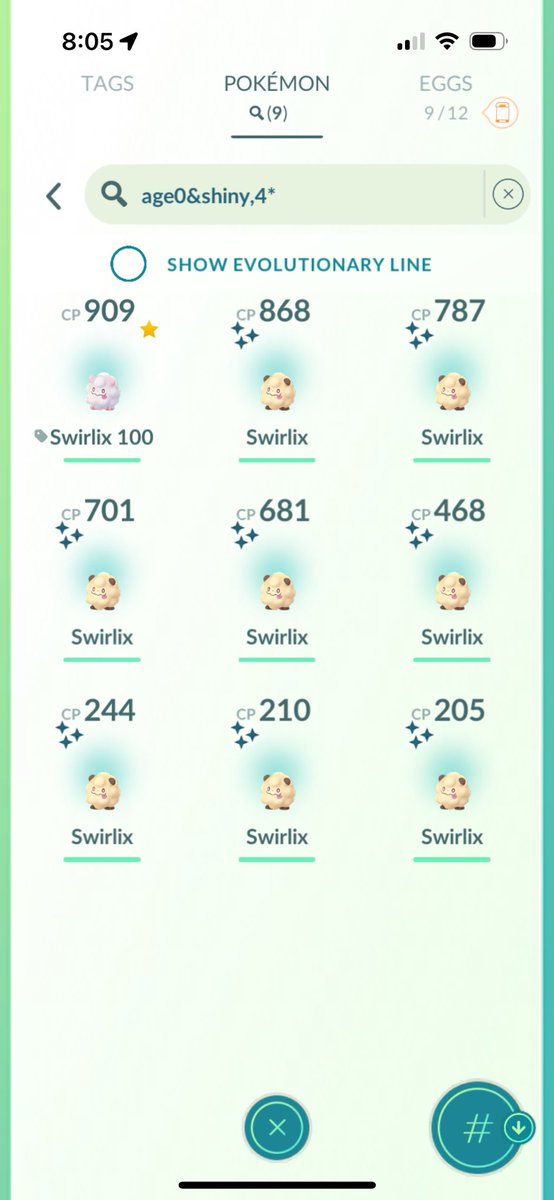 DylanJustison's tweet image. ☁️🍭 Swirlix Spotlight Hour Recap ☁️🍭

Catches: 391
XP: 182,920
Stardust : 161,620
WB 🌫️: ✅
Spacial Rend 🪄🪐 : ✅
XL’s: 429
Shiny’s ✨: 8️⃣
Hundo’s 💯: 1️⃣

And a clean sweep at the showcases 🧹
#PokemonGo