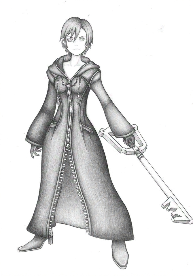 DataDrainer's tweet image. *RePosted:
Before I made the move to digital art I did hand-drawn art. I love the shading style I can achieve on paper. Unfortunately I haven&apos;t quite been able to recreate it on digital yet. But I thought of a new hybrid technique I&apos;m gonna try out.
#art #KINGDOMHEARTS #Xion