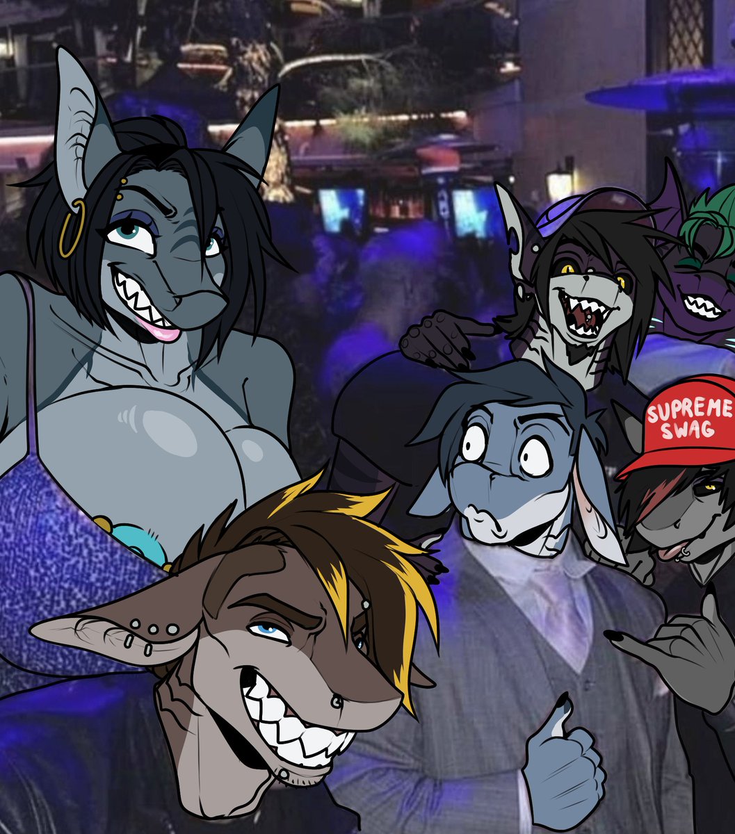 I LOVE this group draw-over meme, it's so accurate XD
Made by @sloshum🐀💙

Features Lala, Fish, Cubic, Crmsyn, Jolt and Dezi's shark boy Roy. 

Try to figure out who's who lol