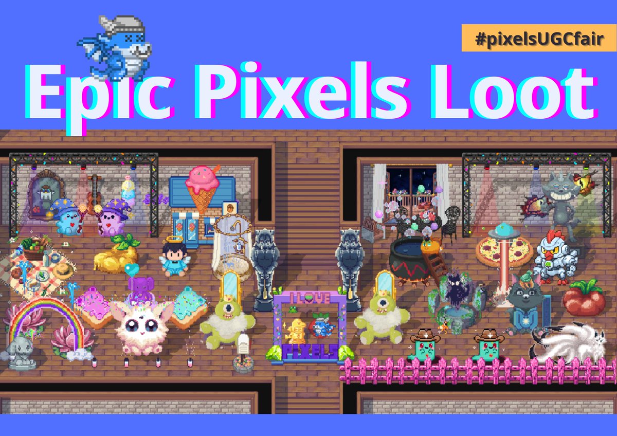 SirCapyBaron's tweet image. 🎪Feira de UGC @pixels_online: missão concluída

investimento:
💰 menos de 3 milhões de coins
 🩷  + 50 pixels nas cercas rosas 
🎮 participação ativa em todas as lives

resultado:
🗿 + de 50 UGCs
🎨 + 1 NFT misterioso
🍷 + 1 case de popberry wine

tá bom pra você? 👊