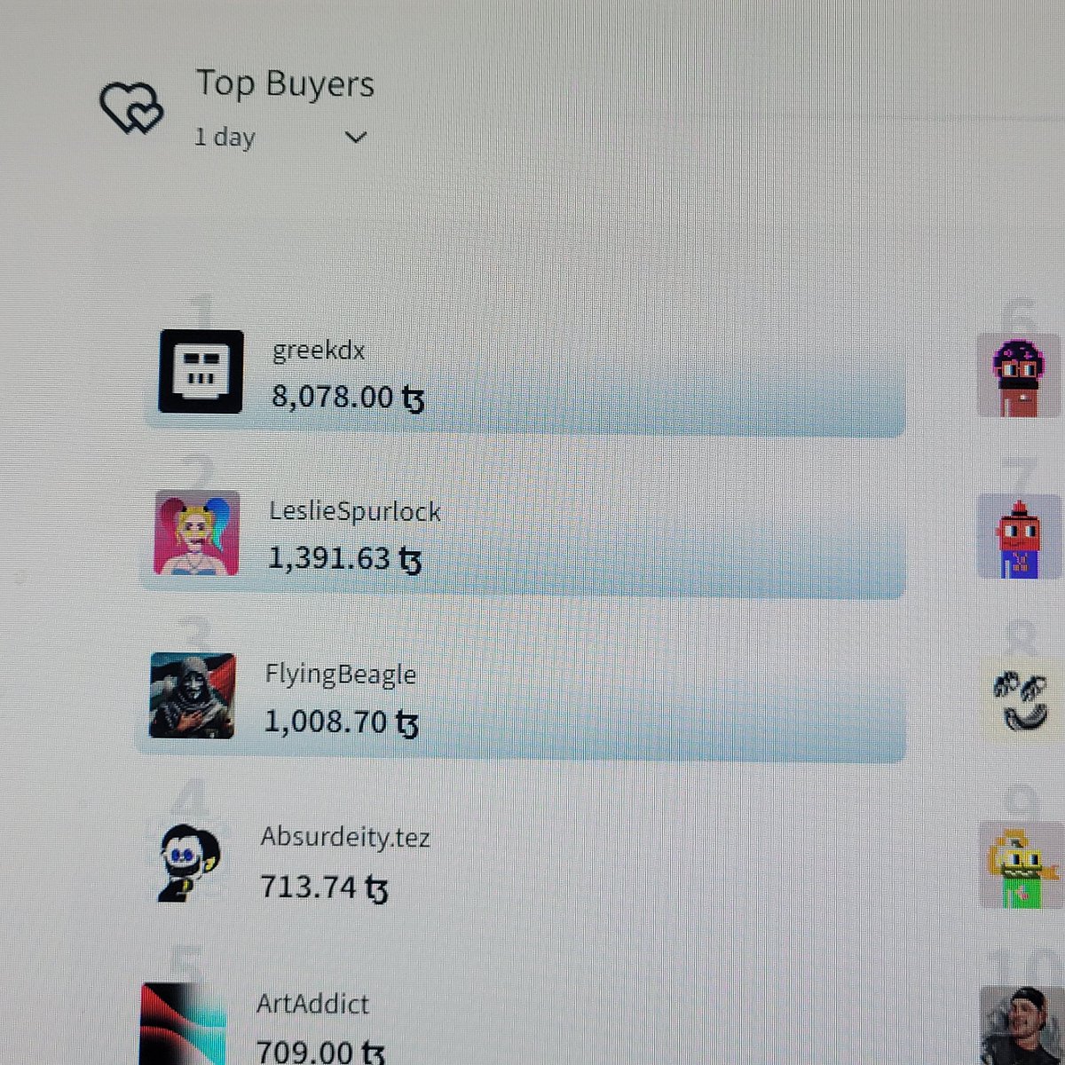 Ok, spent all i had for now. Hope to buy more next week.