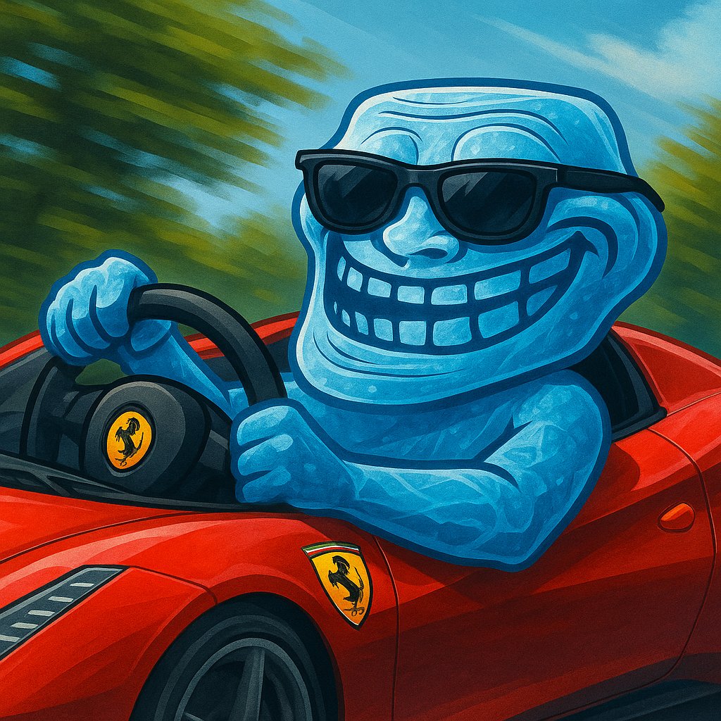 Vibe_Chill_Cool's tweet image. You ever see a troll  

driving a Ferrari?  

We just did.

$BRR isn’t a meme anymore.  

It’s a prophecy.

#FrozenTroll @trololol_io @WorldBraids