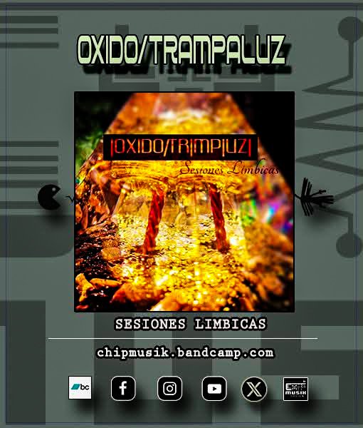 ChipMusik's tweet image. Chip Musik Records, se complace en anunciar un nuevo capítulo en nuestra exploración del tejido musical: la alquimia sonora entre los actos Trampaluz &amp;amp; Óxido.
"Sesiones limbicas"
Separen su boleto a este viaje que despega este 25 de agosto.
Via: chipmusik.bandcamp.com