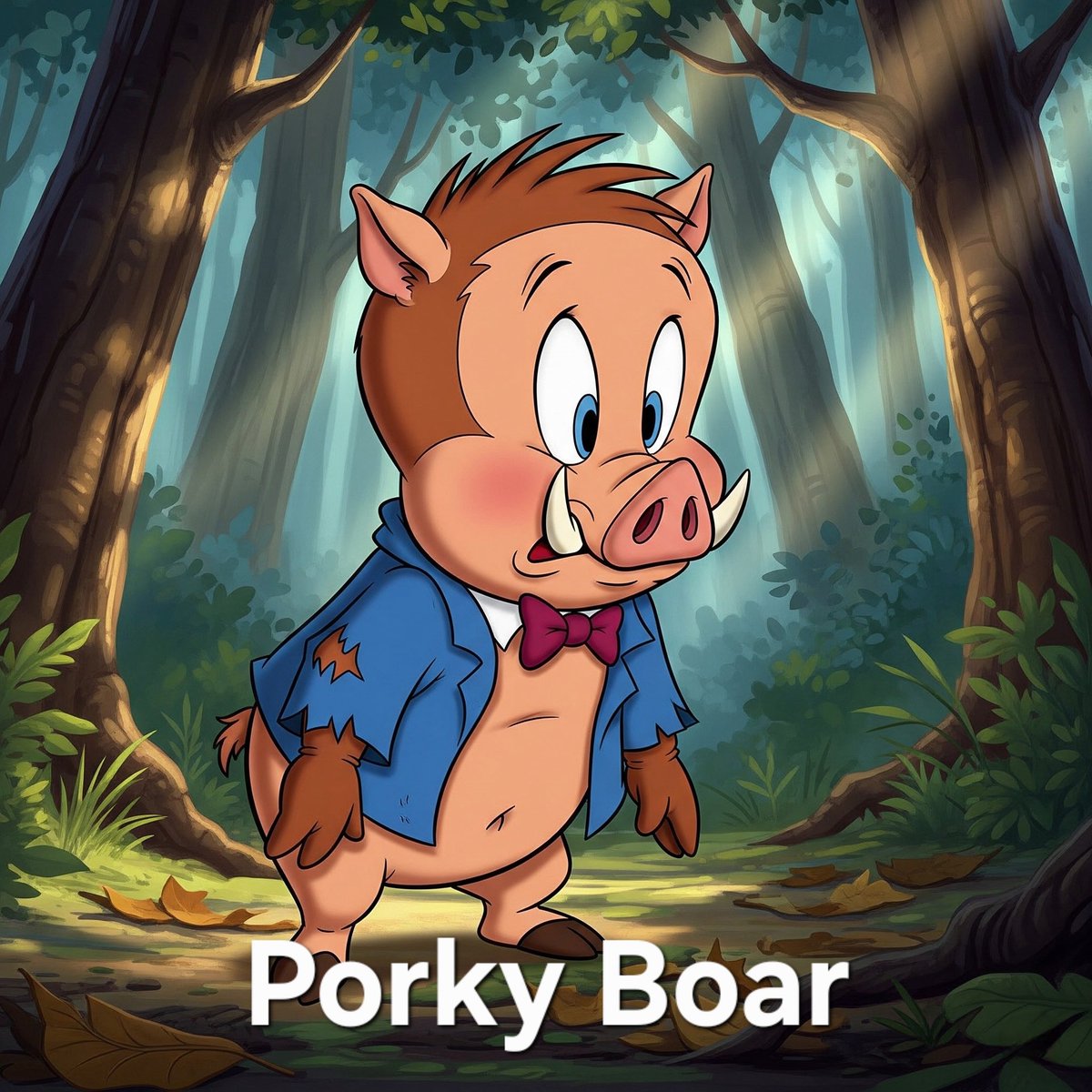 mc_chemist's tweet photo. @TastingHistory1  Porky Boar  My hubby made this using AI so feel free to use (no trademark)  Let me know if you need a separate copy. 
Also, thanks, Max, for another great episode. https://t.co/jGYIVriRAJ
