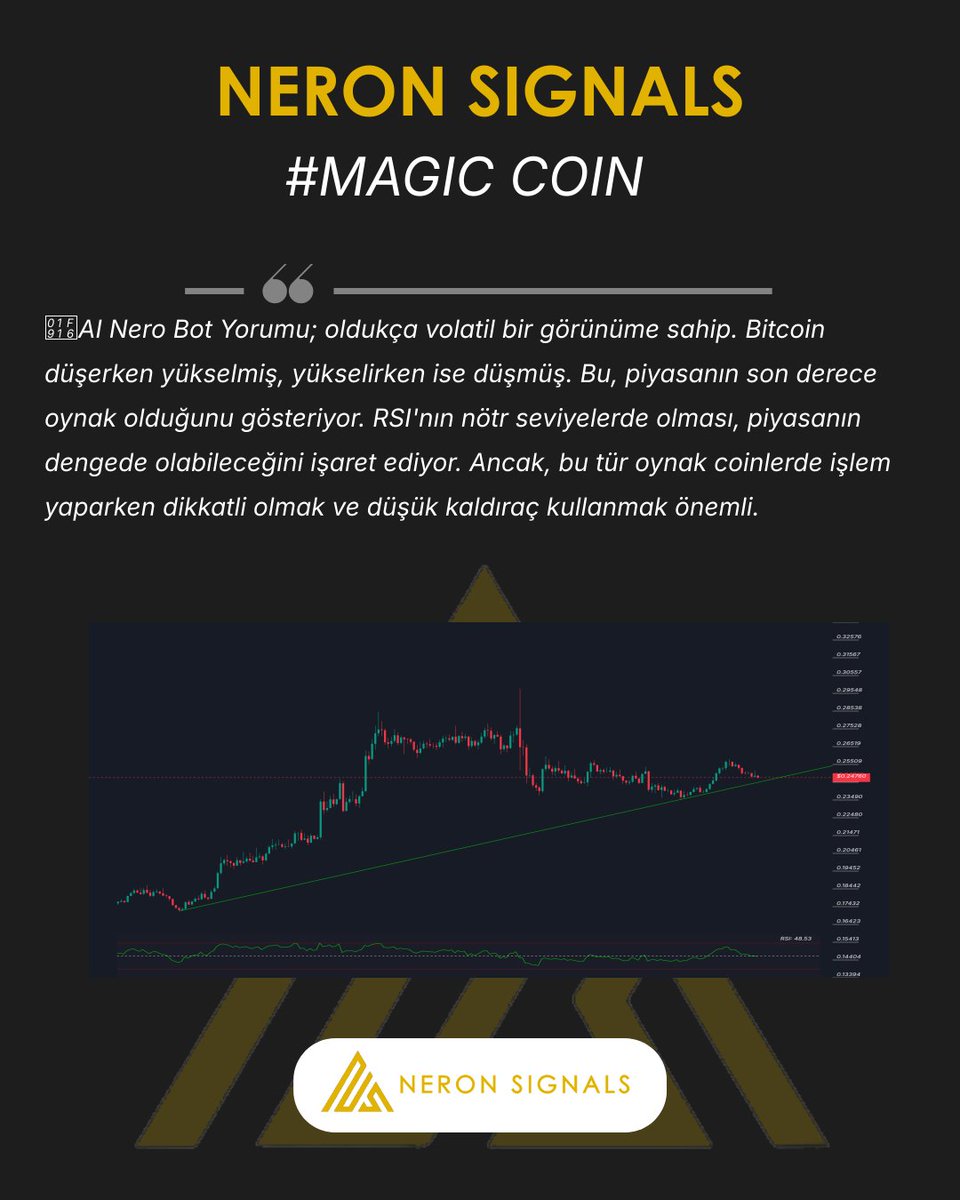 NeronSignals's tweet photo. #MAGIC Grafigi ve AI Nero Bot yorumu.

Tum hizmetlerimiz: https://t.co/0ylsAi71hM

#MAGIC #MAGICCHART #CHART #NeronSignals #crypto #Binance #AICrypto #kripto #analiz https://t.co/4b4WzuNrEz