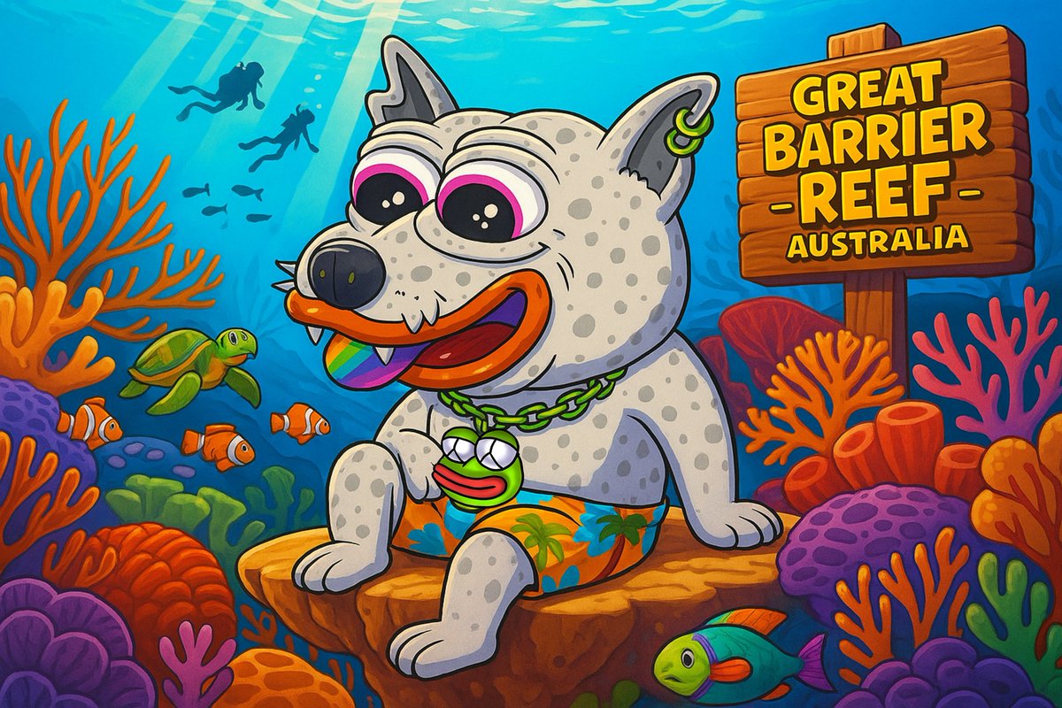 KenpachiX (@bitalphax) on Twitter photo Great Barrier Reef ? More like Great Meme Energy Reef.
Clownfish, turtles, divers, all vibing with the Dogfather 🐶🌈
Australia’s never seen a tourist this legendary 😉
$ZEUS <a href="/zeuscoineth_/">Zeus Community</a> #CC8 Great Barrier Reef ? More like Great Meme Energy Reef.
Clownfish, turtles, divers, all vibing with the Dogfather 🐶🌈
Australia’s never seen a tourist this legendary 😉
$ZEUS <a href="/zeuscoineth_/">Zeus Community</a> #CC8