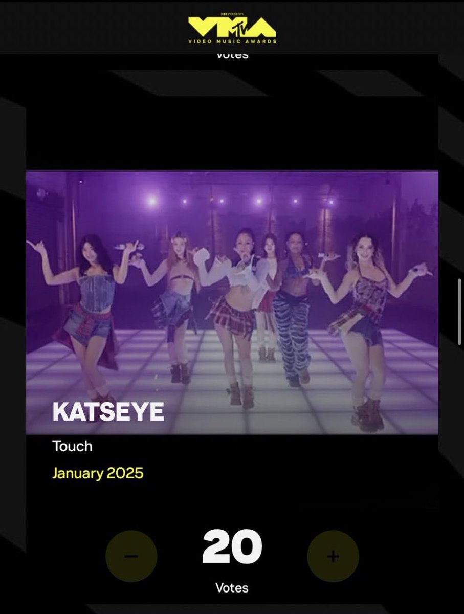 Casted my votes 💄💋  #KATSEYExVMAS #VMAs