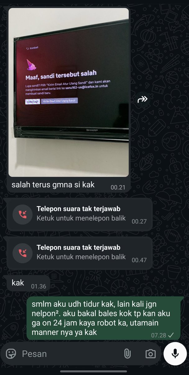 litosphhere's tweet image. cust yg kaya bgini sbnrnya diajarin adab gasii? nelpon² mana tengah malem dikira org melek terus kali ya