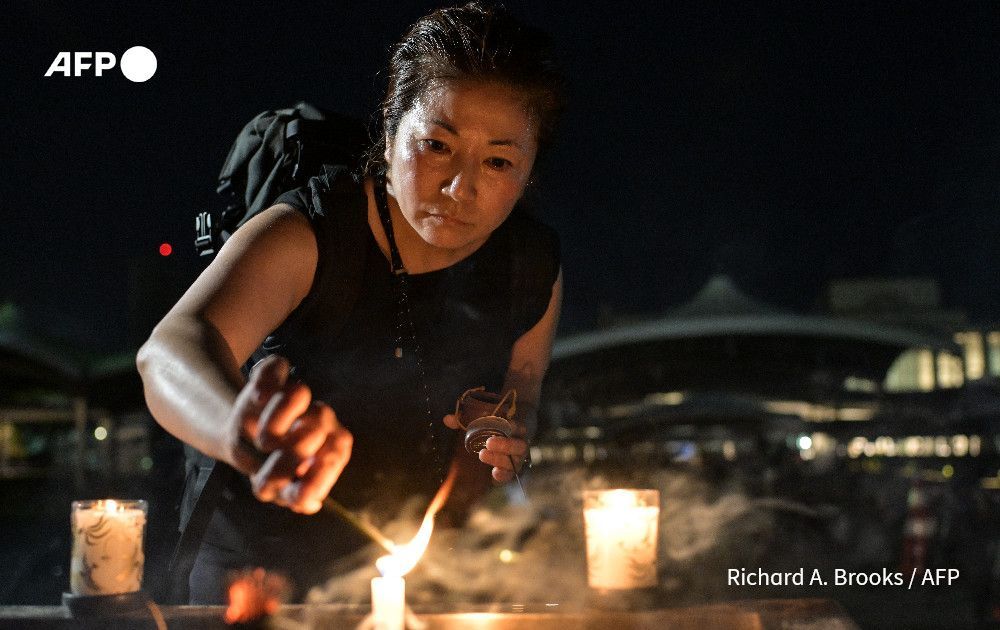 AFP News Agency (@afp) on Twitter photo Japan marks 80 years since the atomic bombing of Hiroshima with a ceremony reminding the world of the horrors it unleashed
u.afp.com/SMQn Japan marks 80 years since the atomic bombing of Hiroshima with a ceremony reminding the world of the horrors it unleashed
u.afp.com/SMQn
