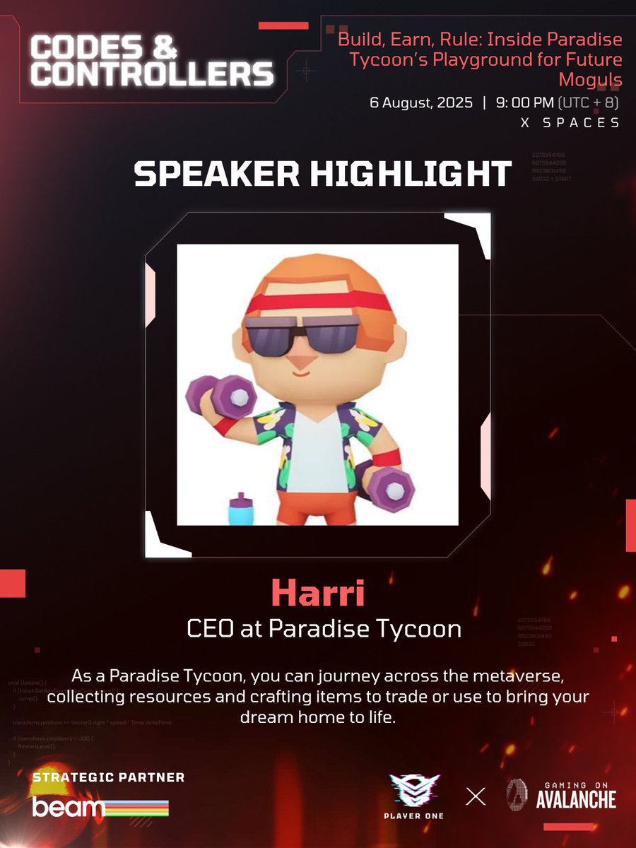 Player One (@playeronebit) on Twitter photo Introducing Harri Karppinen <a href="/harrikarppinen/">Harri 🏝 🍍Paradise</a> – CEO of Paradise Tycoon | Gaming Veteran | Builder of Worlds
Why Harri?
🔹 2 BILLION Installs: As Marketing Director for Hill Climb Racing, he helped craft one of mobile gaming’s biggest hits.
🔹 8 Years Indie Grind: Co-founded Introducing Harri Karppinen <a href="/harrikarppinen/">Harri 🏝 🍍Paradise</a> – CEO of Paradise Tycoon | Gaming Veteran | Builder of Worlds
Why Harri?
🔹 2 BILLION Installs: As Marketing Director for Hill Climb Racing, he helped craft one of mobile gaming’s biggest hits.
🔹 8 Years Indie Grind: Co-founded