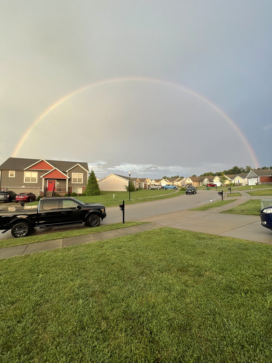 Right after a short down pour <a href="/MarcWeinbergWX/">Marc Weinberg</a>